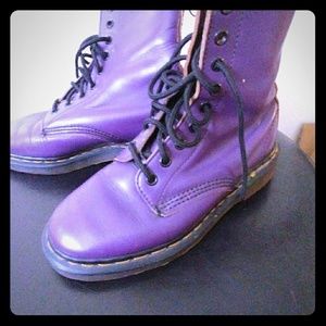 Purple Doc Martens